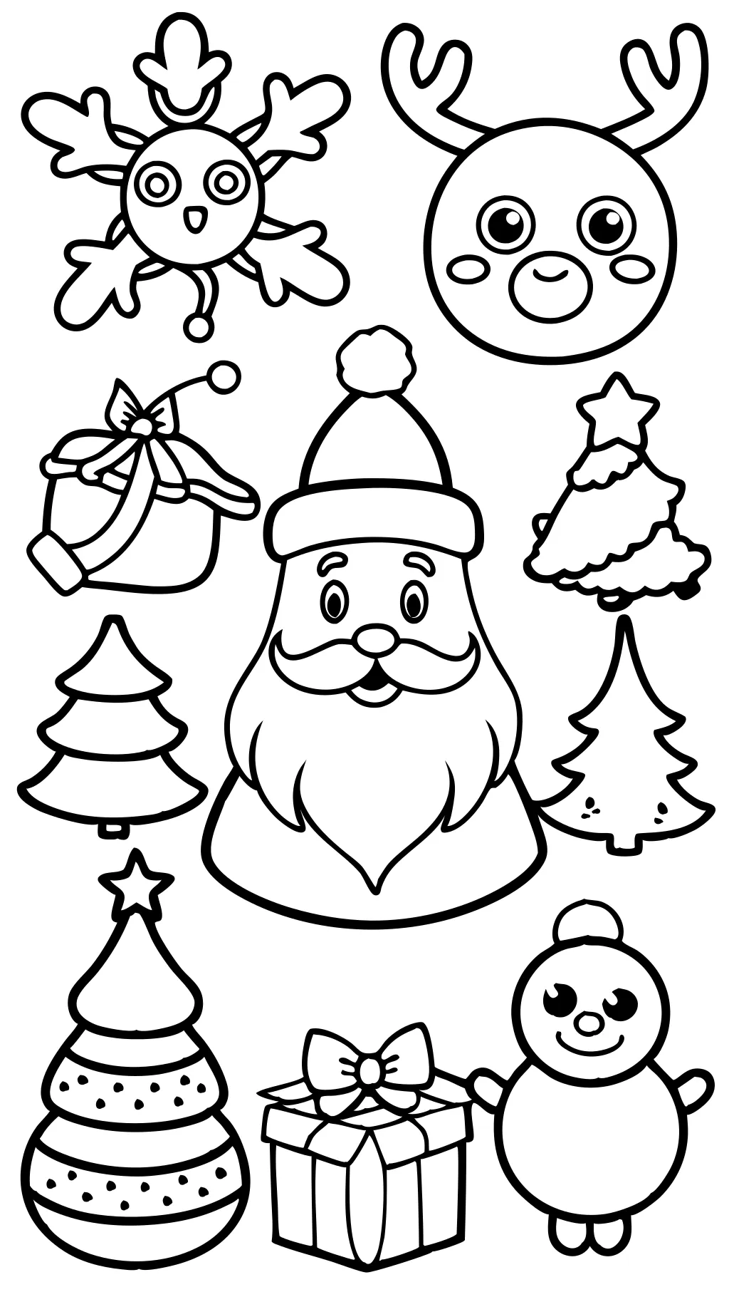 coloriages de Noël à colorer en ligne